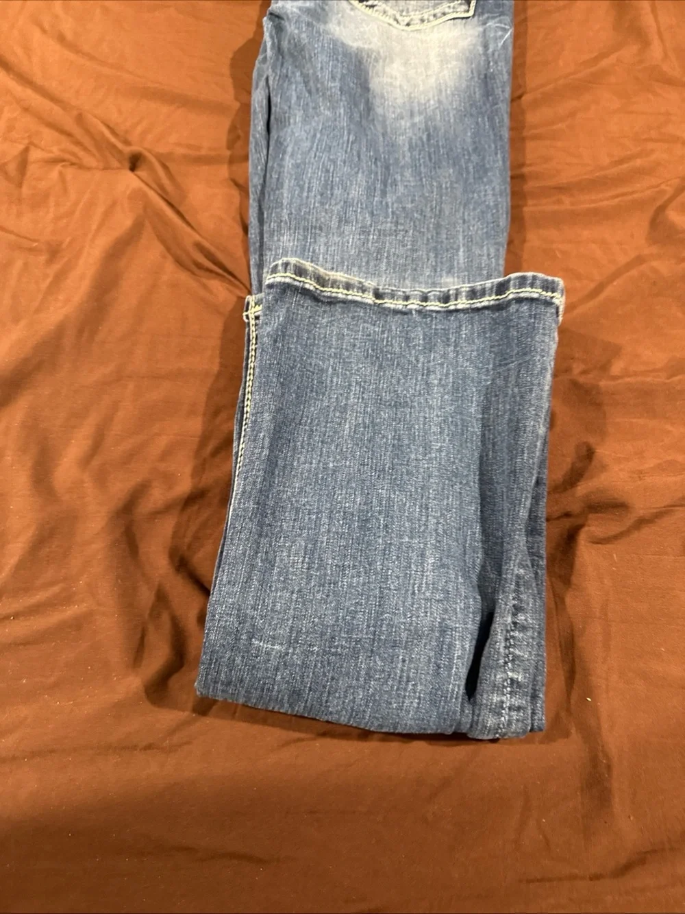 Miss Me Denim Bootcut Jeans with Embellished Back Pockets
